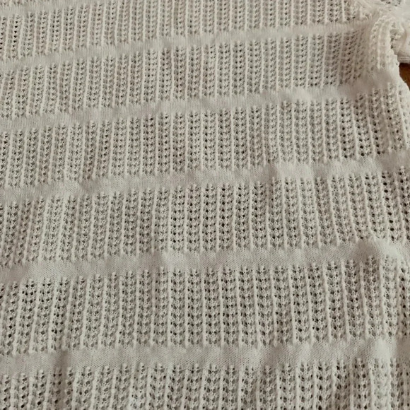 Ulla Johnson Cream Short Sleeve Sweater in Loose Knit Size XS - Picture 8 of 9